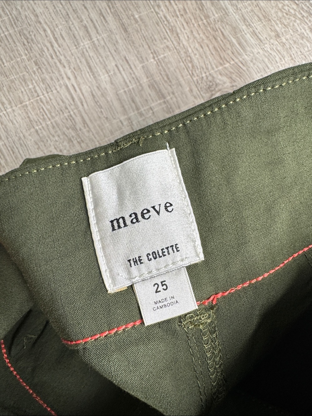 MAEVE Women’s Olive Green The Collette High Waist Wide Leg Trousers - Picture 7 of 10